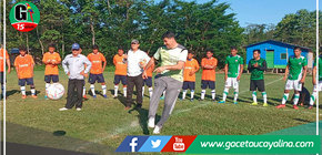 Visita de “Checho” causó sensación en el Caserío de Naranjal y la comunidad de Shambo Porvenir