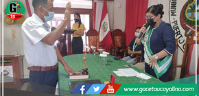 Juramenta tercer regidor accesitario en Yarinacocha