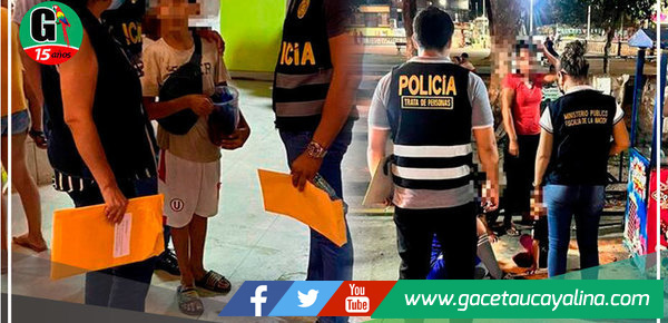 Iquitos: Rescatan a 11 menores que eran obligados a trabajar en los sectores de Maynas