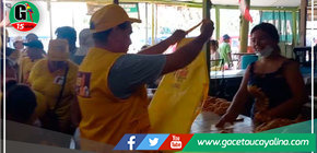 Comerciante de los mercados de Calleria, muestran su respaldo a Manuel Gambini 