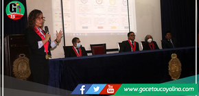 Coordinadora Nacional de las Fiscalías anticorrupción arriba a Pucallpa 