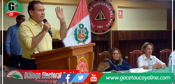 En Pucallpa organizan “Diálogo Electoral Ambiental de Ucayali