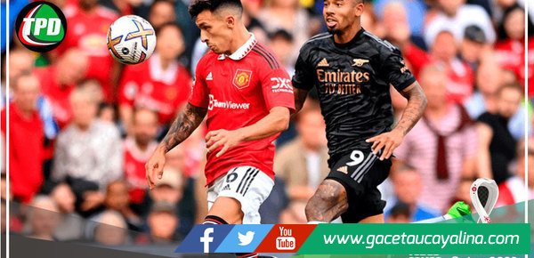 Arsenal perdio 3 a 1 ante el Manchester United