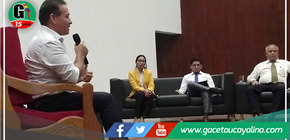 En Primer Conversatorio Manuel Gambini dio a conocer que impulsará obras de primer nivel en Ucayali