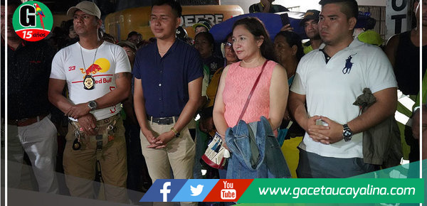 Alcaldesa de Coronel Portillo Janeth Yvonne Castiguen Vásquez, se reunió con personal de limpieza de la ciudad