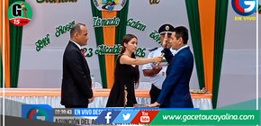 Roger Galán Torres juro como nuevo alcalde del distrito de Manantay