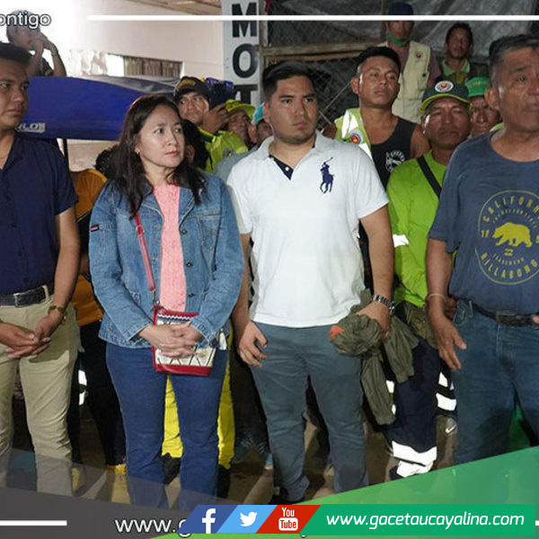 Alcaldesa de Coronel Portillo inicia el año con actividades de mantenimiento del ornato de la ciudad de Pucallpa