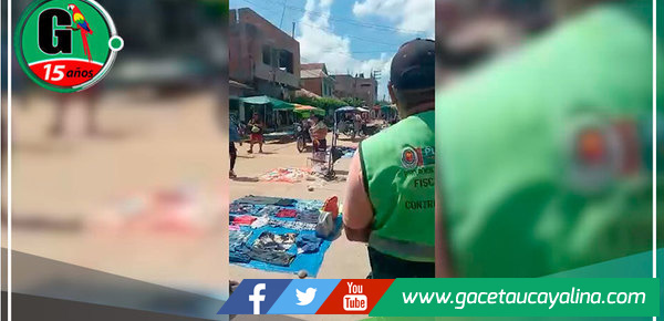 Subgerencia de Comercialización exhorta a vendedores ambulantes a desocupar el Jr. 28 de Julio