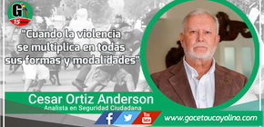 Cuando la violencia se multiplica en todas sus formas y modalidades