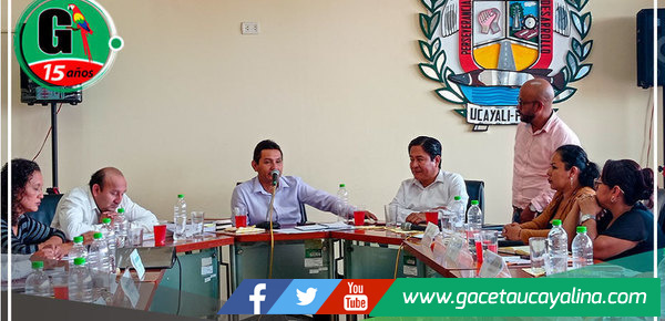 Importantes acuerdos se tomaron en primera sesión de regidores en el distrito de Manantay