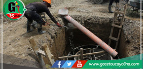 Funcionarios de la municipalidad de Atalaya visitan obras en de construcción en Maldonadillo