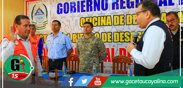 Juramentan e Instalan la Plataforma Regional de Defensa Civil