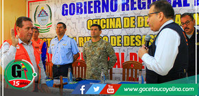Juramentan e Instalan la Plataforma Regional de Defensa Civil