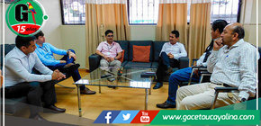 Alcalde de Manantay se reunió con el congresista Elvis Vergara