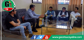 Alcalde de Manantay se reunió con Director de Transportes y Comunicaciones