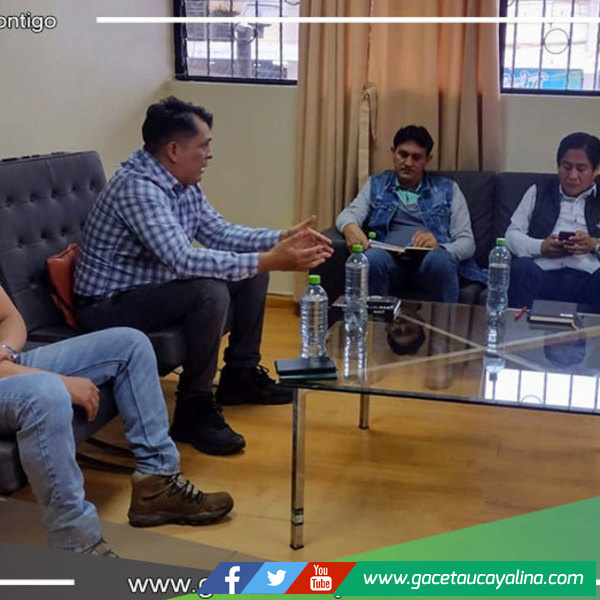 Alcalde de Manantay se reunió con Director de Transportes y Comunicaciones