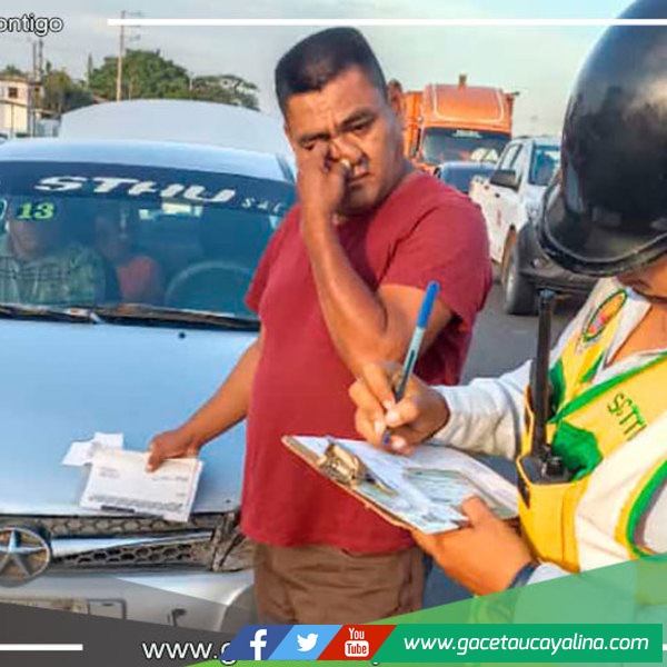 Municipalidad provincial de Coronel Portillo realiza operativos inopinados en transporte publico 