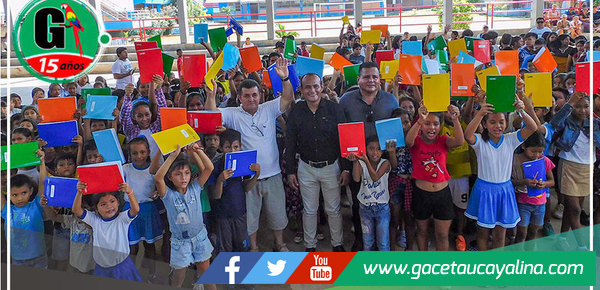 Continúa la entrega de Útiles Escolares en Manantay