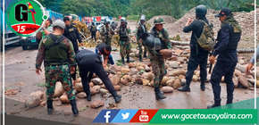 Policía libera seis puntos de la carretera Federico Basadre tras bloqueos de manifestantes