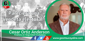 Pareciera una Vendetta Electoral