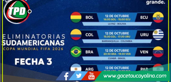 Estos son los cruces por la tercera fecha de Eliminatorias
