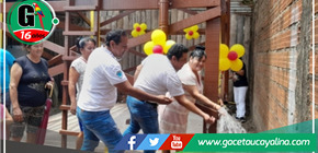 60 familias de Manantay se benefician con obra de agua