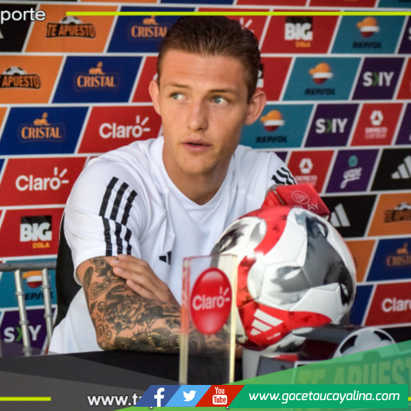 Oliver Sonne brindó su primera conferencia de prensa