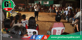 Colocación de primeras piedras para construcción de alcantarillado en los AA.HH. Teodoro Binder II y Bena Jema