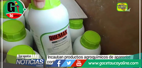 Autoridades de Tarapoto frustran intento de contrabando de agroquímicos valuados en más de S/ 25,000 