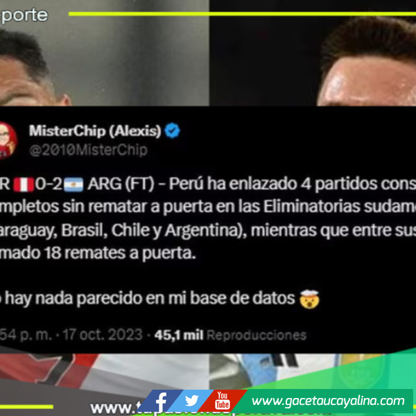 “No hay nada parecido en mi base de datos”: Mr.Chip reveló terrible sequía en Perú