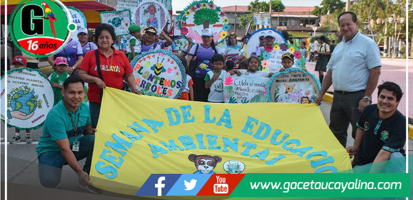 Pasacalle en Atalaya: Preparativos para la Semana de la Educación Ambiental
