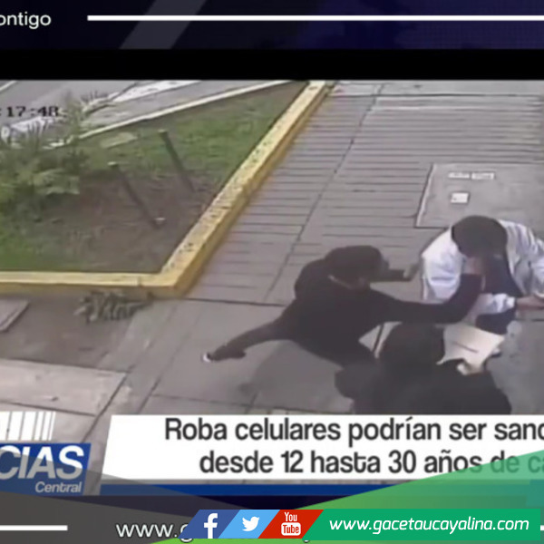Tarapoto: Nueva Ley establece penas de 12 a 30 años de cárcel para los ladrones de celulares