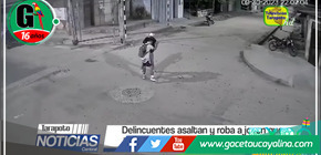 Violento atraco en Morales: Delincuentes asaltan a joven en plena calle céntrica de San Martín.