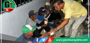 Alcalde de la provincia de Ucayali Comparte Nutritivo Refrigerio con Personas Mayores