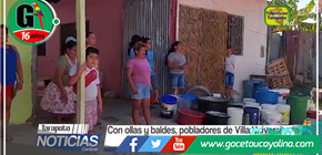 Residentes de Villa Universitaria toman medidas drásticas para denunciar la falta de agua