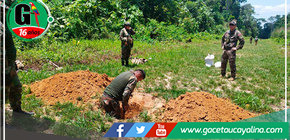 Operativo de Voladuras e Inhabilitaciones de Aeropuertos Clandestinos en Masisea