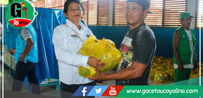 Inicia entrega de alimentos en Tahuania bajo la representación de la primera regidora Florisa Lozano