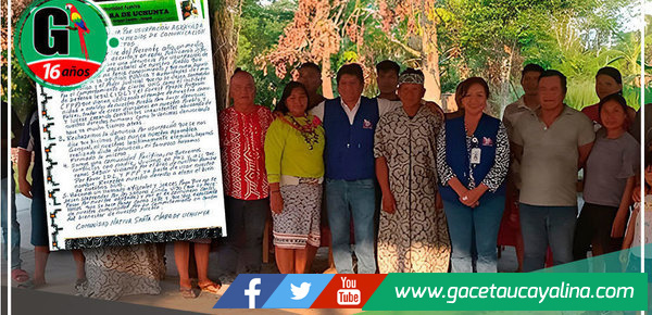 Comunidad Santa Clara de Uchunya rechaza nueva falsa denuncia de ONGs IDL y FPP