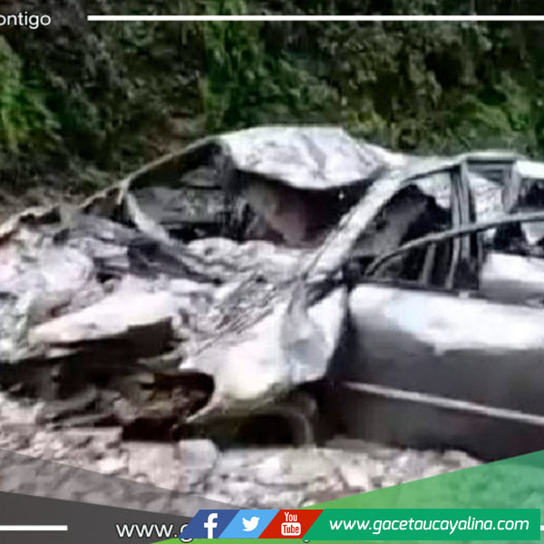 Junín: caída de huaico deja un muerto y dos heridos en Chanchamayo 