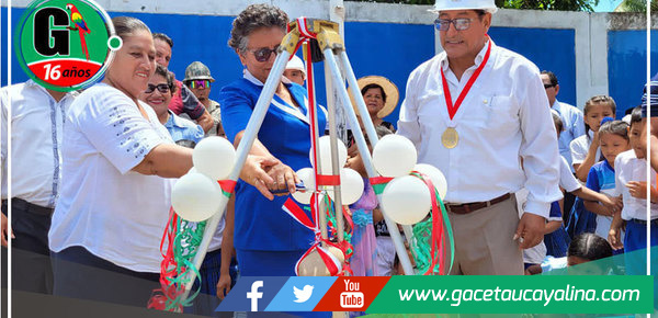 Alcalde Rodolfo Lovo Tello Inicia Obras Cruciales en I.E.P. 64194 "Virgen de Fátima" de Contamana