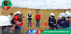 Ministro de Transportes y Comunicaciones inspeccionó obras del Aeropuerto de Chinchero