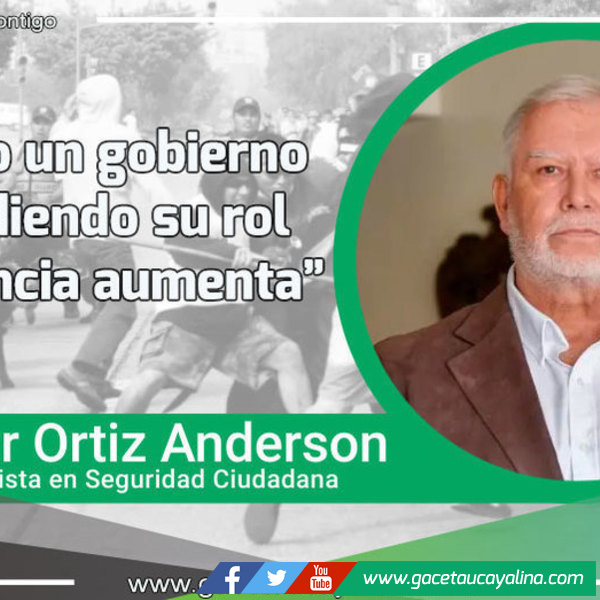 Cuando un gobierno va perdiendo su rol la violencia aumenta