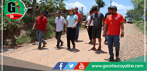 Alcaldesa MDY supervisó mejoramiento de vias en ah. Alan Sisley,  Nuevo Mundo y Caserio Dos de Mayo