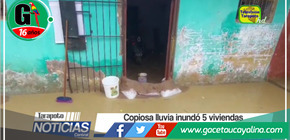 Inundaciones en Tarapoto: 5 viviendas afectadas por lluvia
