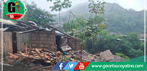 Huánuco: Deslizamiento de cerro destruye una vivienda en Cayumba