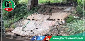 Puente Atumpampa en San Martín sigue en constante deterioro