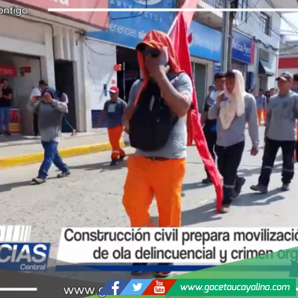 Movilización en San Martín contra la ola delincuencial y el crimen organizado