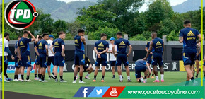 Almirón probó el equipo de Boca para la final de la CONMEBOL Libertadores