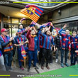 1.400 peñistas en Hamburgo con el Barça