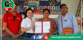 MPCP realizó entrega de 300 títulos de propiedad a familias que viven en varios caseríos del distrito de Masisea 